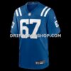 Mens Nike Luke Tenuta Royal Indianapolis Colts Team Game Jersey