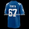 Mens Nike Luke Tenuta Royal Indianapolis Colts Team Game Jersey