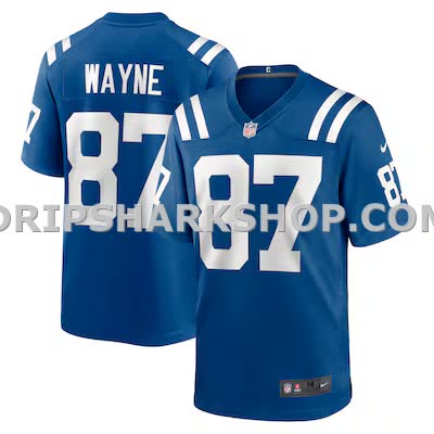 Mens Nike Reggie Wayne Royal Indianapolis Colts Retired Player Game Jersey