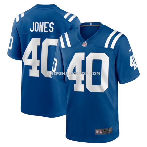 Mens Nike Jaylon Jones Royal Indianapolis Colts Team Game Jersey