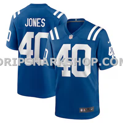 Mens Nike Jaylon Jones Royal Indianapolis Colts Team Game Jersey