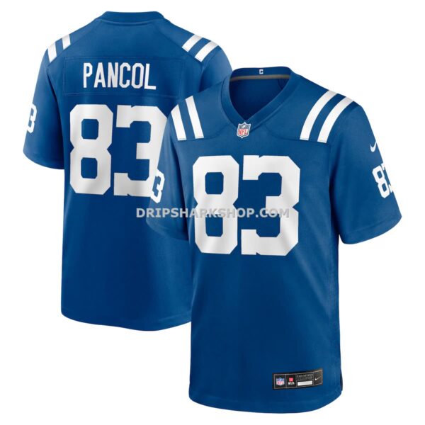 Mens Nike Eli Pancol Royal Indianapolis Colts Team Game Jersey
