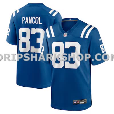 Mens Nike Eli Pancol Royal Indianapolis Colts Team Game Jersey