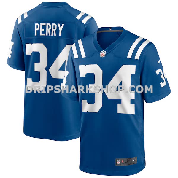 Mens Nike Joe Perry Royal Indianapolis Colts Game Retired Player Jersey Pi3994000