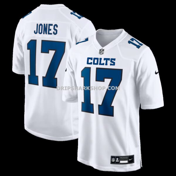 Mens Nike Daniel Jones Tundra White Indianapolis Colts Fashion Game Jersey
