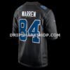 Mens Nike Tyler Warren Carbon Black Indianapolis Colts Fashion Game Jersey