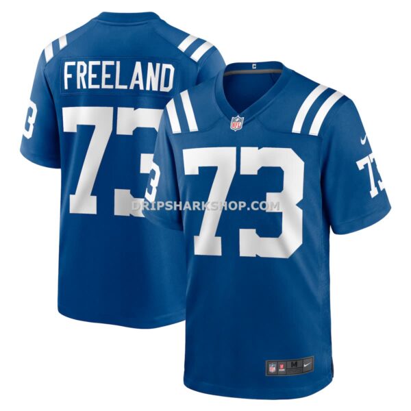 Mens Nike Blake Freeland Royal Indianapolis Colts Team Game Jersey
