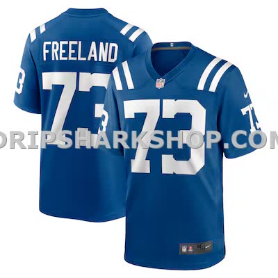Mens Nike Blake Freeland Royal Indianapolis Colts Team Game Jersey