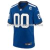 Mens Nike Blue Indiana Nights Indianapolis Colts Alternate Custom Game Jersey
