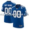 Mens Nike Blue Indiana Nights Indianapolis Colts Alternate Custom Game Jersey