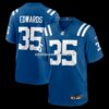 Mens Nike Johnathan Edwards Royal Indianapolis Colts Team Game Jersey