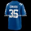 Mens Nike Johnathan Edwards Royal Indianapolis Colts Team Game Jersey