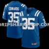 Mens Nike Johnathan Edwards Royal Indianapolis Colts Team Game Jersey