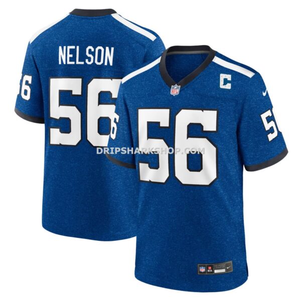 Mens Nike Quenton Nelson Royal Indianapolis Colts Indiana Nights Alternate Game Jersey