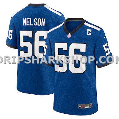 Mens Nike Quenton Nelson Royal Indianapolis Colts Indiana Nights Alternate Game Jersey