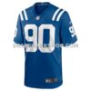 NFL14f905G01-119d7a Mens Nike Grover Stewart Royal Indianapolis Colts Game Jersey Pi4025000