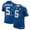 Mens Nike Anthony Richardson Sr Royal Indianapolis Colts Legend Player Performance Top
