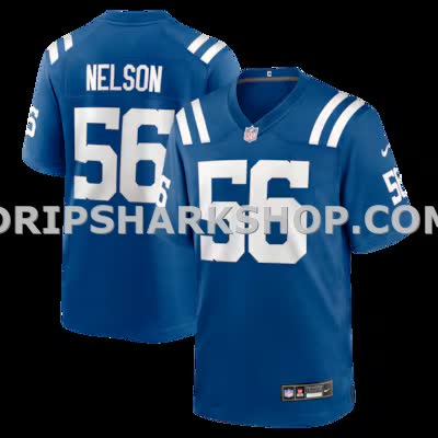 Mens Nike Quenton Nelson Royal Indianapolis Colts Game Player Jersey
