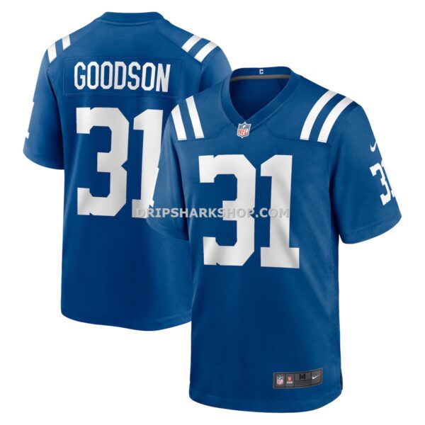 Mens Nike Tyler Goodson Royal Indianapolis Colts Game Jersey