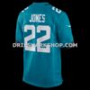 Mens Nike Jarrian Jones Teal Jacksonville Jaguars Team Game Jersey