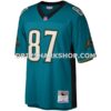 NFL151938G01-860a50 Mens Mitchell And Ness Keenan Mccardell Teal Jacksonville Jaguars Legacy Replica Jersey Pi3604000