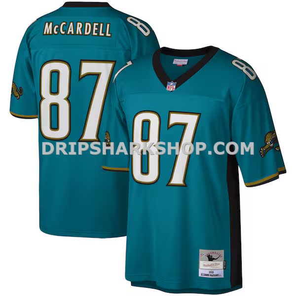Mens Mitchell And Ness Keenan Mccardell Teal Jacksonville Jaguars Legacy Replica Jersey Pi3604000