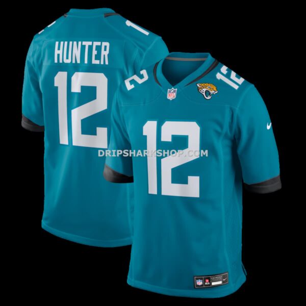 Mens Nike Travis Hunter Teal Jacksonville Jaguars Team Game Jersey