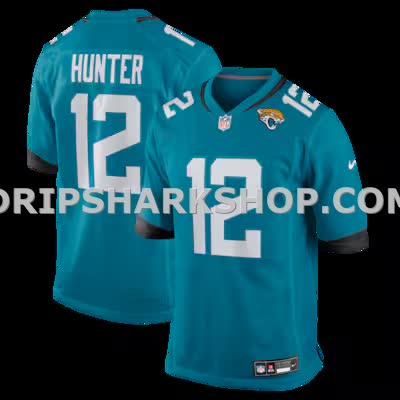 Mens Nike Travis Hunter Teal Jacksonville Jaguars Team Game Jersey