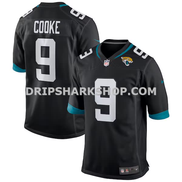 Mens Nike Logan Cooke Black Jacksonville Jaguars Game Jersey Pi4025000