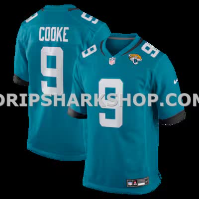 Mens Nike Logan Cooke Teal Jacksonville Jaguars Game Jersey