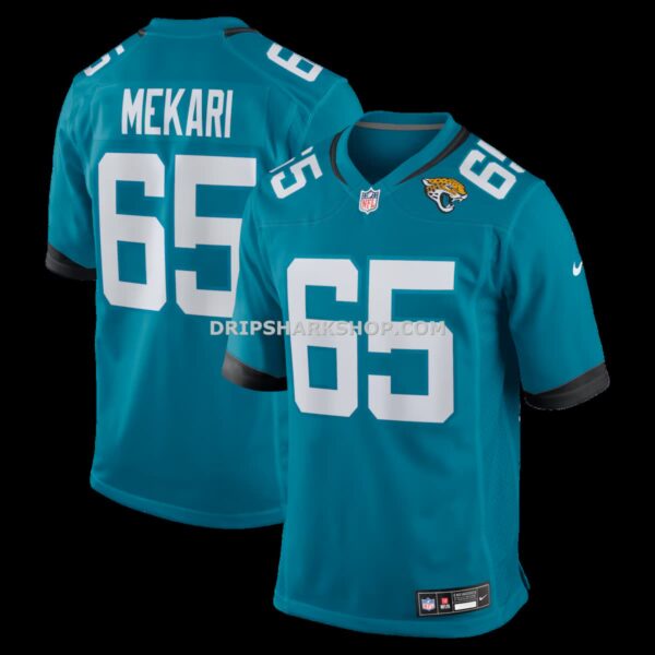 Mens Nike Patrick Mekari Teal Jacksonville Jaguars Team Game Jersey