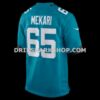 Mens Nike Patrick Mekari Teal Jacksonville Jaguars Team Game Jersey
