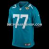Mens Nike Anton Harrison Teal Jacksonville Jaguars Game Jersey