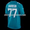 Mens Nike Anton Harrison Teal Jacksonville Jaguars Game Jersey