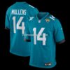 Mens Nike Nick Mullens Teal Jacksonville Jaguars Team Game Jersey