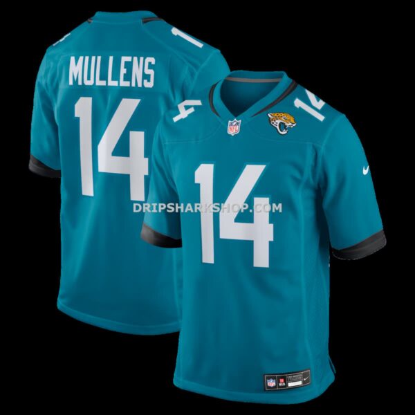 Mens Nike Nick Mullens Teal Jacksonville Jaguars Team Game Jersey