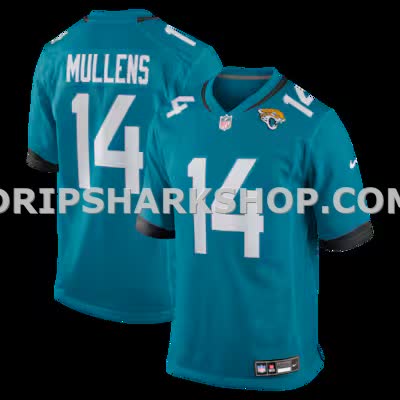 Mens Nike Nick Mullens Teal Jacksonville Jaguars Team Game Jersey