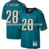 NFL1536adM01-8329cb Mens Mitchell And Ness Fred Taylor Teal Jacksonville Jaguars Legacy Replica Jersey Pi3604000