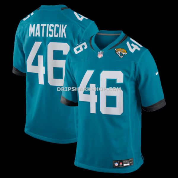 NFL153fbfG04-65dde3 Mens Nike Ross Matiscik Teal Jacksonville Jaguars Game Jersey