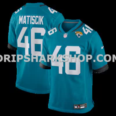 Mens Nike Ross Matiscik Teal Jacksonville Jaguars Game Jersey