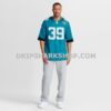 NFL15412dG10-8cf8f1 Mens Nike Cam Little Teal Jacksonville Jaguars Team Game Jersey