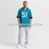 Mens Nike Ventrell Miller Teal Jacksonville Jaguars Game Jersey