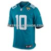 Mens Nike Carter Bradley Teal Jacksonville Jaguars Team Game Jersey