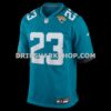 Mens Nike Foyesade Oluokun Teal Jacksonville Jaguars Game Player Jersey