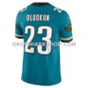NFL15586cG06-70c6b6 Mens Nike Foye Oluokun Teal Jacksonville Jaguars Prowler Throwback Vapor Fuse Limited Jersey