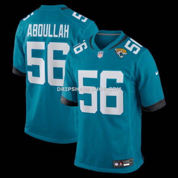 Mens Nike Yasir Abdullah Teal Jacksonville Jaguars Team Game Jersey