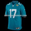 Mens Nike Tim Patrick Teal Jacksonville Jaguars Team Game Jersey