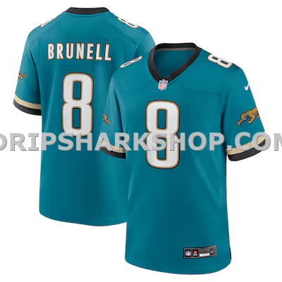 Mens Nike Mark Brunell Teal Jacksonville Jaguars Retired Player Alternate Game Jersey