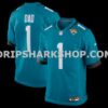 Mens Nike Number 1 Dad Teal Jacksonville Jaguars Game Jersey