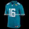 Mens Nike Trevor Lawrence Teal Jacksonville Jaguars Home Game Jersey